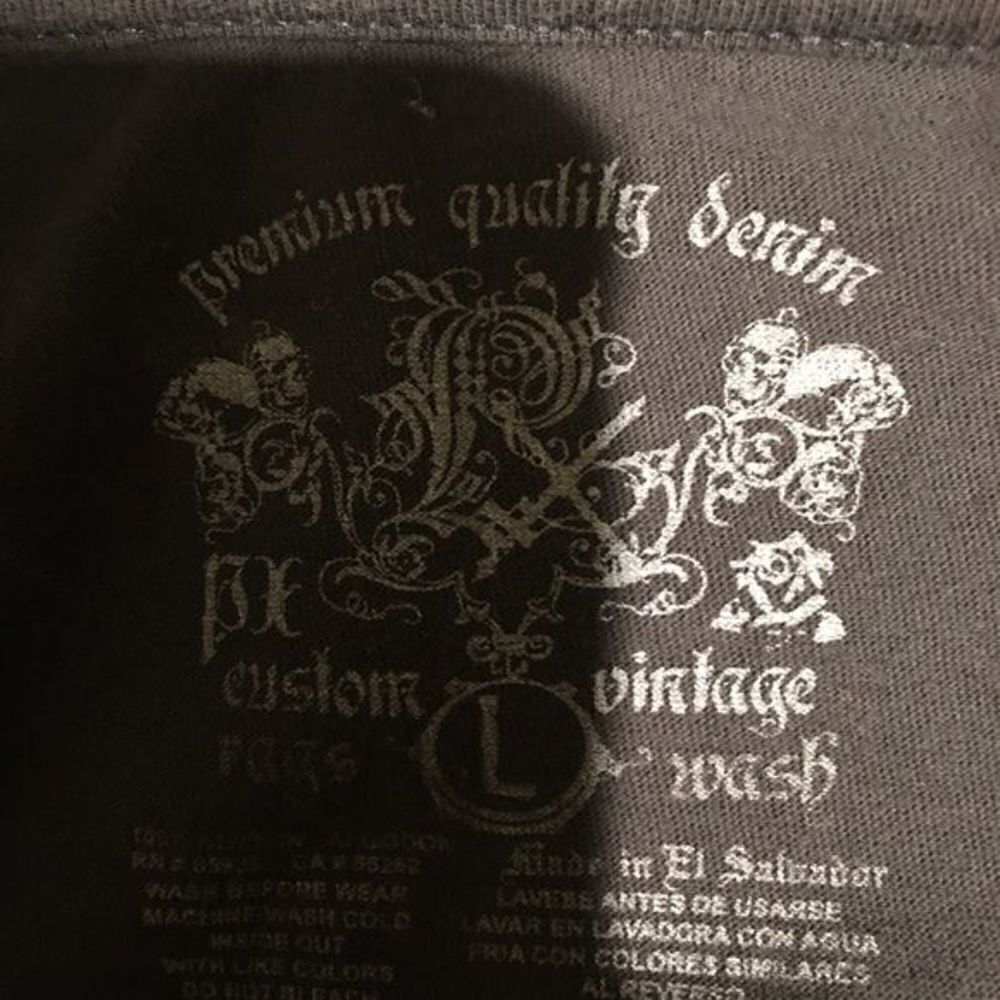 Gray Scroll Tee  - Picture 3 of 3